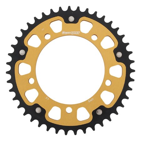 SUPERSPROX Gold Stealth Sprocket For Triumph Bonneville T100 2006-2016 RST-1793-43-GLD